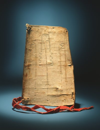 Carta pictográfica (corteza de abedul) de Siberian School